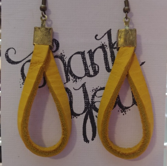 leather earrings - Picture 1 of 1